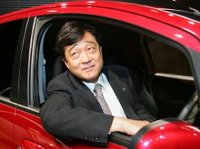 Mitsubishi Motors: Präsident Osamu Masuko im Colt (Archivbild).