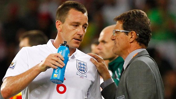 Der Trainer und sein Kapitän: Fabio Capello und John Terry.