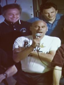 Er kam noch etwas höher hinaus, hat aber auch mehr bezahlt: Weltraumtourist Laliberte an Bord der ISS.