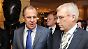 Der russische Außenminister Sergej Lawrow (l) und  Vizeaußenminister Alexander Gruschko auf der Münchner Sicherheitskonferenz.