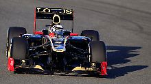 Kimi Räikkönen in seinem neuen Arbeitsgerät.