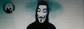 Die Maske des britischen Attentäters Guy Fawkes ist ein Markenzeichen von Anonymous.