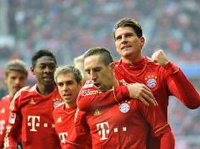 Mario Gomez ist nach dem Bayern-Sieg gegen Kaiserslautern jetzt 18-facher Torschütze.