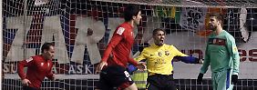 Die Barca-Abwehr um Gerard Pique ließ gegen Osasuna drei Gegentore zu - das war eins zuviel.