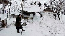Schneechaos auch in Italien: Tausende Rumänen eingeschneit