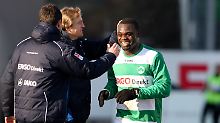 Zwei Tore steuerte Gerald Asamoah zum Fürther Gipfelsturm bei.