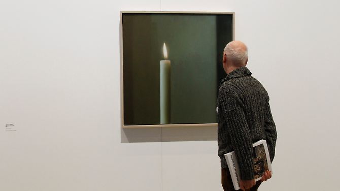 Das Bild "Kerze" von Richter kam auf einer früheren Auktion für fast zwölf Millionen Euro unter den Hammer.
