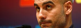 Barca-Coach Guardiola setzt auf die Champions League. Ihm bleibt bei 10 Punkten Rückstand auf Tabellenführer Real Madrid.