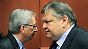 Jean-Claude Juncker (links) fährt gegenüber den Griechen einen harten Kurs. Sein Verhältnis zum Athener Finanzminister Evangelos Venizelos ist gespannt. 