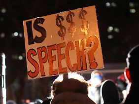Occupy-Proteste gegen das Urteil im Fall "Citizens United".