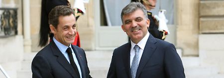 Haben nicht das beste Verhältnis: Frankreichs Präsident Nicolas Sarkozy und das türkische Staatsoberhaupt Abdullah Gül.