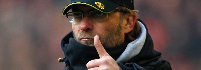 "Wir ziehen das durch - da kann passieren, was will": Jürgen Klopp, Trainer der Borussia aus Dortmund.