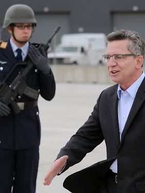 Minister De Maizière ist gerade auf Nordamerikareise.