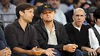 Jeffrey Katzenberg, Chef von DreamWorks Animation (re.) mit Toby Maguire (li.) und Leonardo DiCaprio.