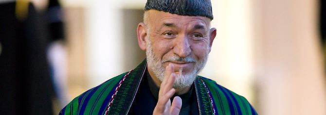 Afghanistans Präsident Hamid Karsai