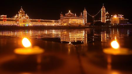 Diwali - Lichterfest in Indien (hier in Amritsar).