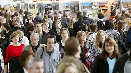 Volle Hallen: Tausende Besucher strömten auf die Buchmesse.