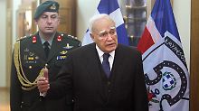 Schäuble und Griechenland : Präsident Papoulias platzt der Kragen
