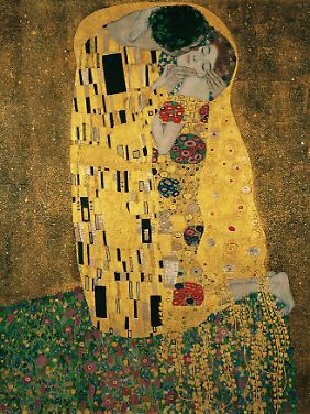 "Kuss": Das berühmteste Klimt-Gemälde lockt die Massen nach Wien.