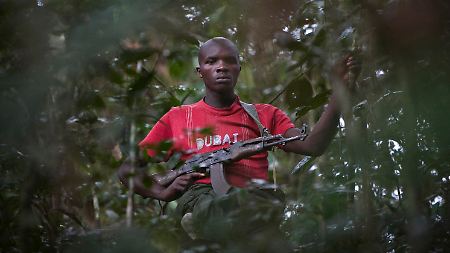 Ein FDLR-Milizionär In Ost-Kongo (Archivaufnahme Februar 2009)