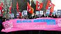 Mit "Mut, Respekt und Toleranz" demonstrierten in Dresden Tausende für eine nazifreie Stadt.