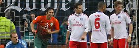Claudio Pizarro traf dieses Mal - überraschenderweise - nicht gegen den Hamburger SV.