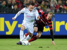 Kam nicht häufig an seinen Gegenspielern vorbei: Bayerns Franck Ribéry (li.).
