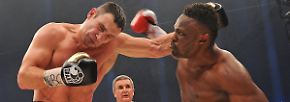 Klitschko gibt Chisora richtige Antwort : Doktor besiegt Raufbold