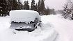 Eingesperrt im Auto: Mann zwei Monate im Schnee begraben