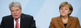 Merkel fällt es schwer, den Schein zu wahren.