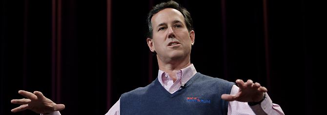 Rick Santorum versucht sich im Wahlkampf auch als Historiker.