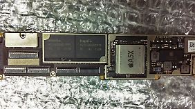 Auf diesem Foto sieht man angeblich den verbesserten Doppel-Kern-Prozessor des iPad 3.
