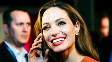 Entspannt und glücklich: Angelina Jolie.