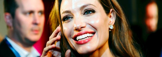 Entspannt und glücklich: Angelina Jolie.