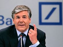 Deutsche-Bank-Chef Ackermann kann auch mit dem jüngst abgeschlossenen Quartal zufrieden sein.