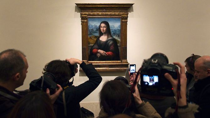 Das Interesse an der Mona-Lisa-Kopie im Prado ist groß.