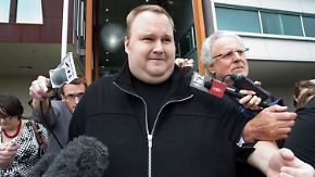 Gegen Kaution auf freiem Fuß: Kim Schmitz aus U-Haft entlassen