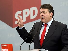 Gabriel spottete wieder über die Regierung.
