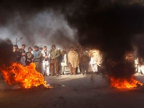 Auch in Jalalabad kam es zu Protesten.
