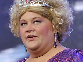 "Nicht jeder Prinz kommt uff'm Pferd": Cindy aus Marzahn in vollem Bühnenornat.