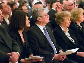 Auch der designierte Bundespräsident Joachim Gauck kam ins Konzerthaus.