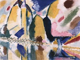 Auch "Herbst II, 1912" von Wassily Kandinsky wird im Rahmen der Ausstellung "Der Sturm - Zentrum der Avantgarde" im Von-der-Heydt-Museum in Wuppertal ausgestellt.
