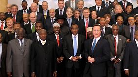 Gruppenfoto auf der Somalia-Konferenz in London.