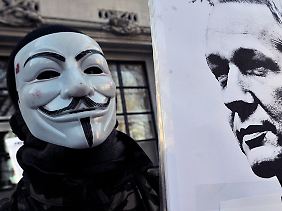 Wikileaks-Gründer Julian Assange wird von manchen Aktivisten ikonisiert.