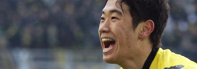 Es sieht gut aus: Shinji Kagawa.