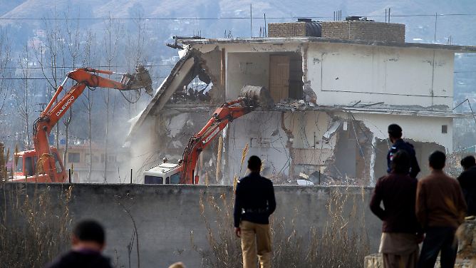 Abriss in Abbottabad: Über Bin Ladens Versteck soll Gras wachsen