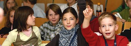 Früh übt sich: Kinder-Uni in Wismar.