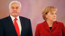Das ist Vergangenheit: Merkel und ihr SPD-Vizekanzler Steinmeier.