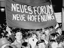 Montagsdemonstration am 30. Oktober 1989 in Leipzig.