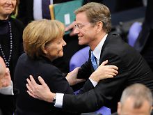 Guido Westerwelle gratulierte als einer der ersten.
